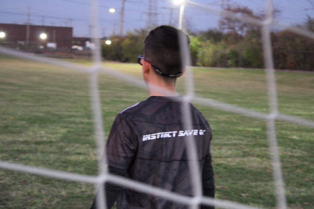 Individual goalkeeper training session at Instinct Save GK Academy